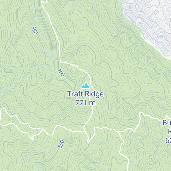 Map of Traft Ridge