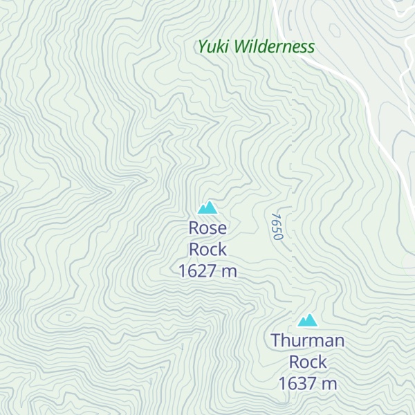 Map of Rose Rock