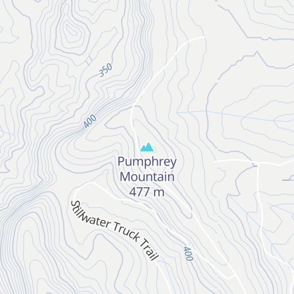 Map of Pumphrey Mountain