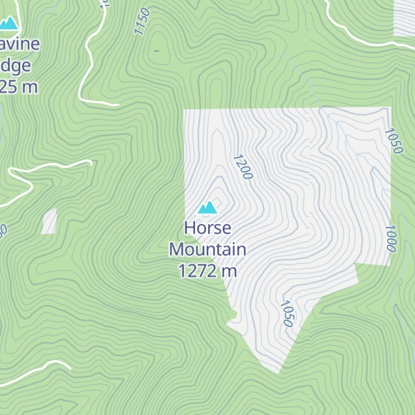 Map of Horse Mountain