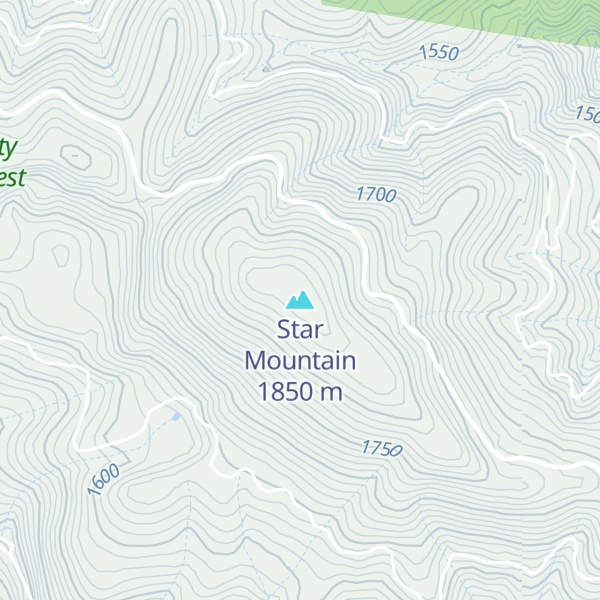 Map of Star Mountain