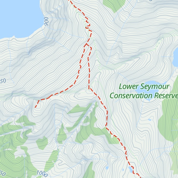 Map of Mount Burwell