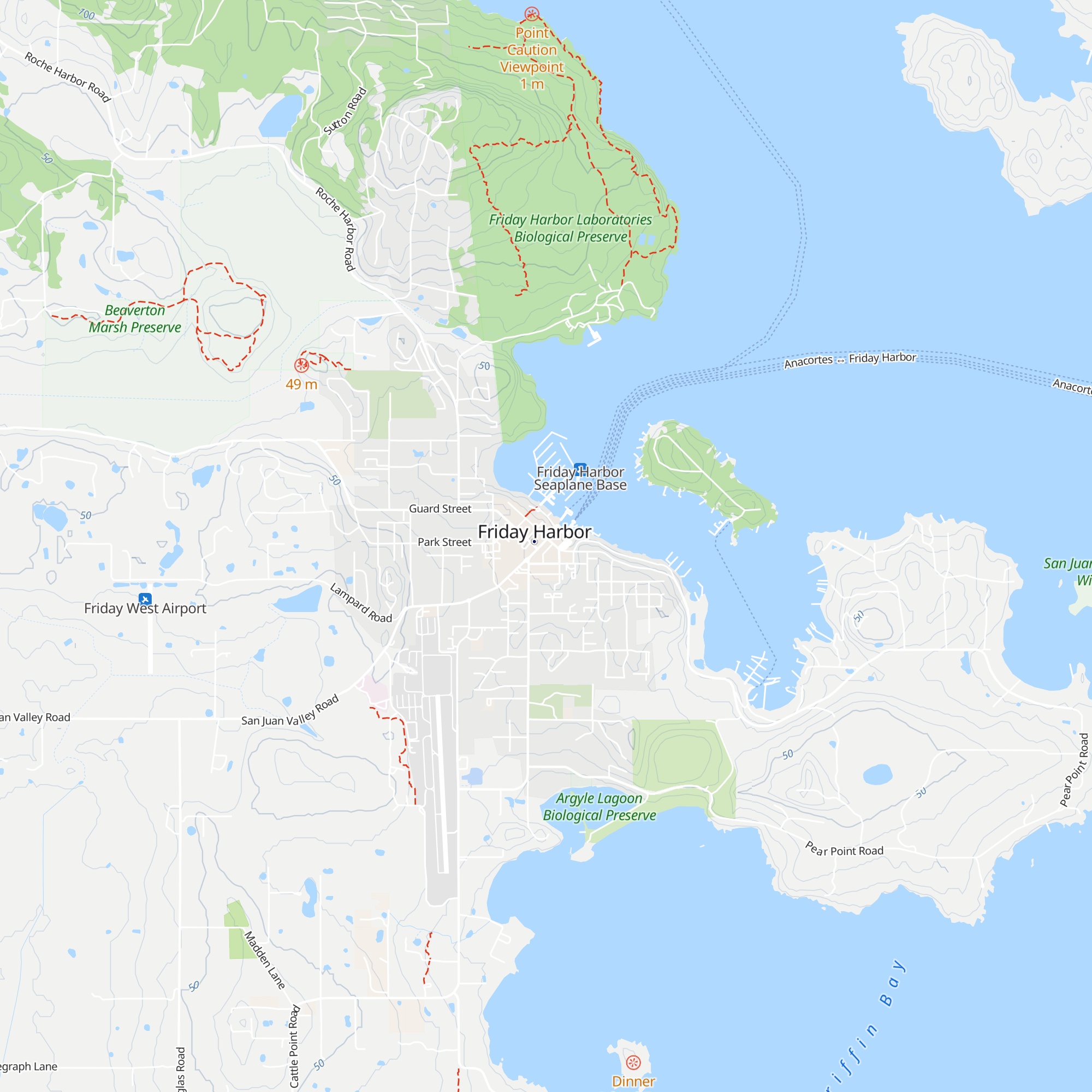 Visitor Information map