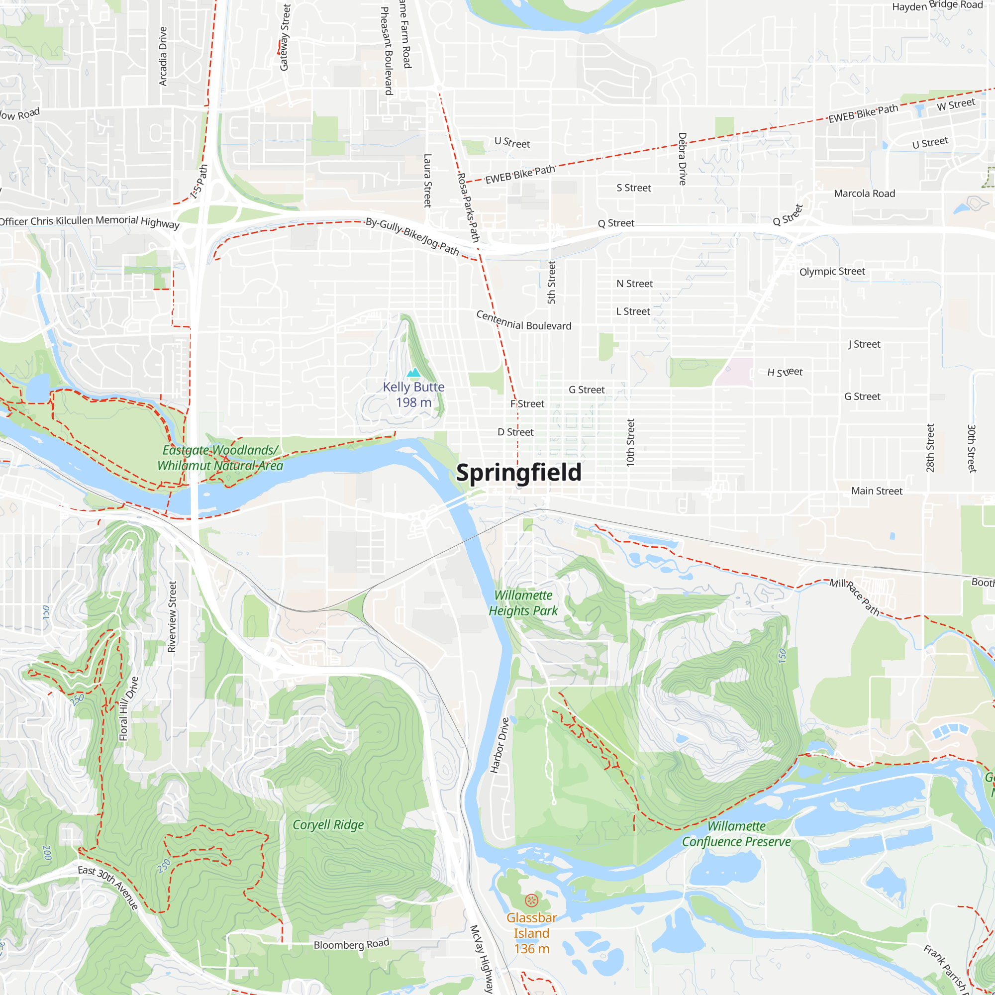 Springfield Chamber of Commerce map