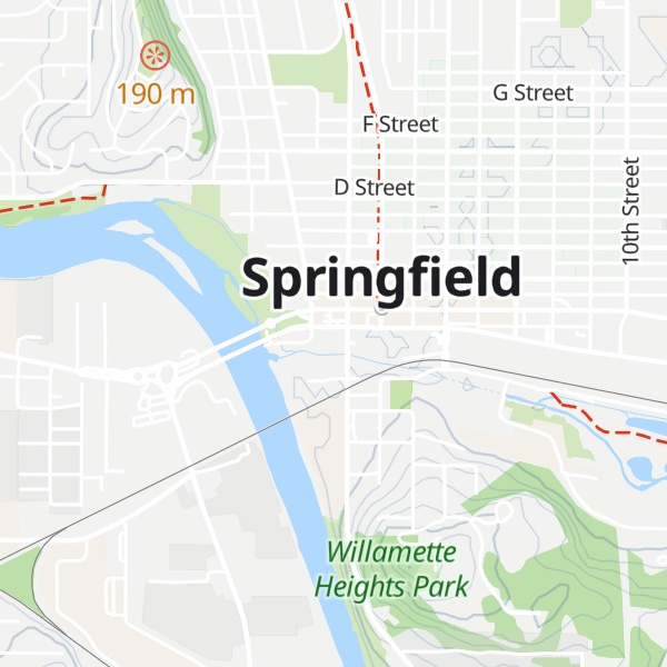 Map of Springfield Chamber of Commerce