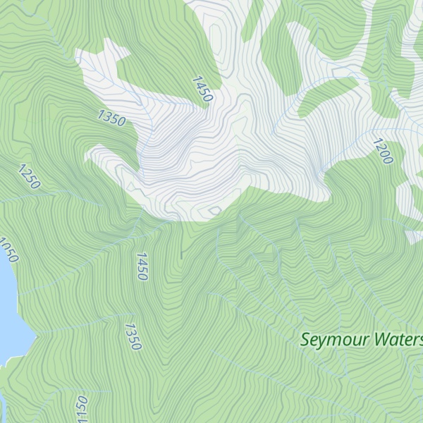 Map of Bagpipe Peak