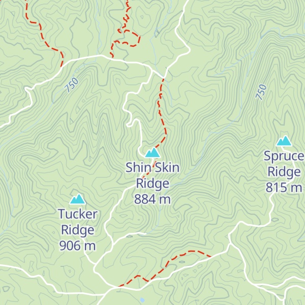 Map of Shin Skin Ridge