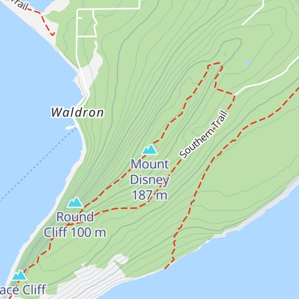 Map of Mount Disney