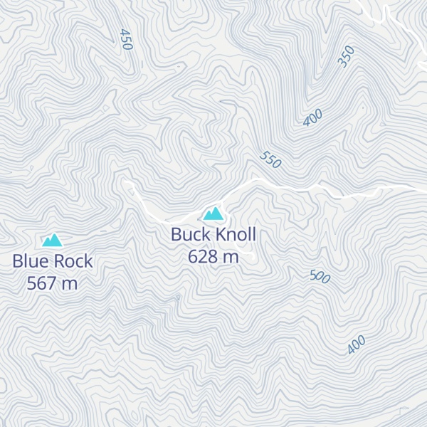 Map of Buck Knoll