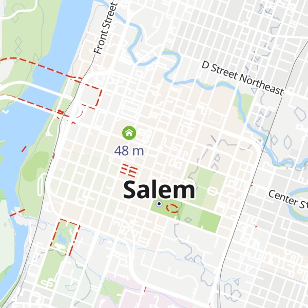 Map of Travel Salem