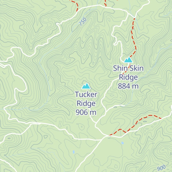 Map of Tucker Ridge