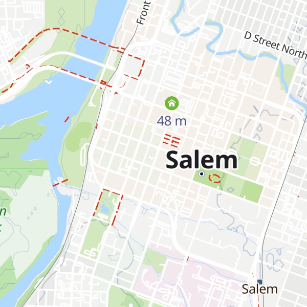 Map of Salem Visitor Information