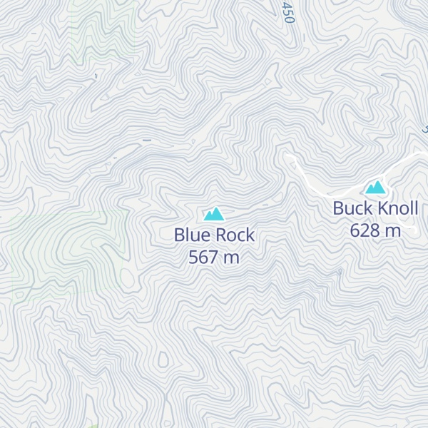 Map of Blue Rock