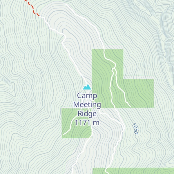 Map of Camp Meeting Ridge