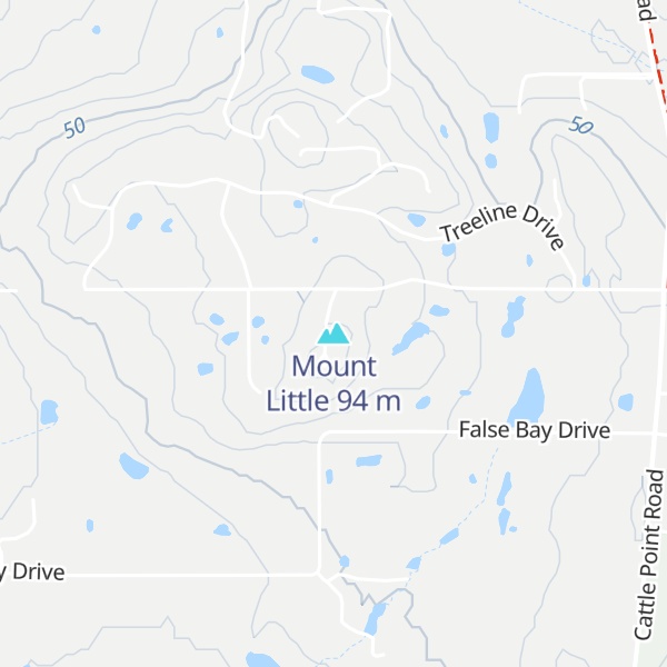 Map of Mount Little