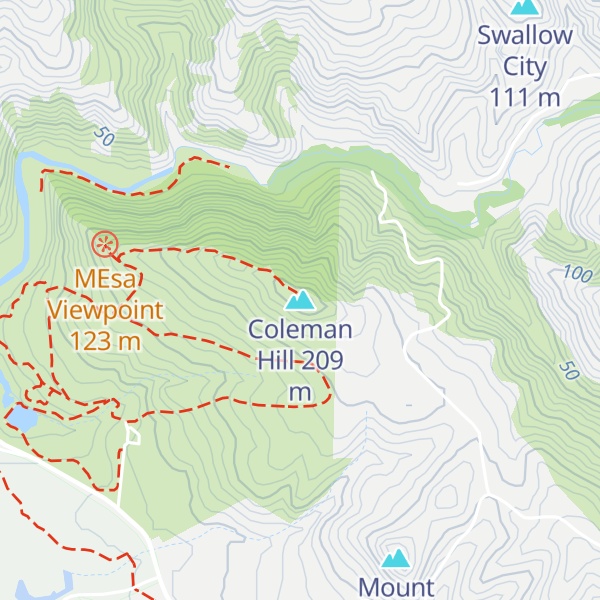 Map of Coleman Hill