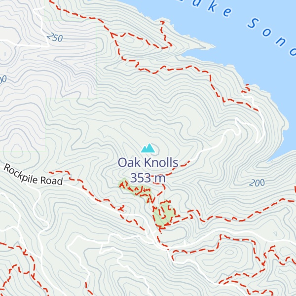 Map of Oak Knolls