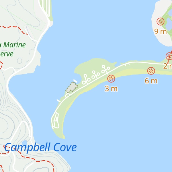 Map of Doran Beac Visitor Center