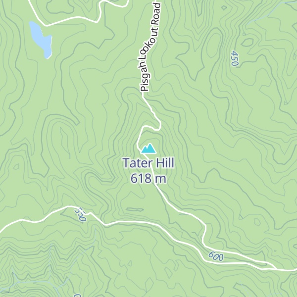 Map of Tater Hill