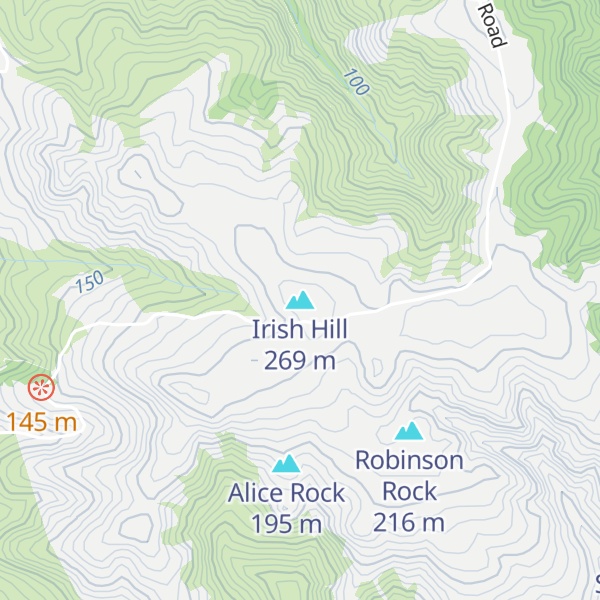 Map of Irish Hill