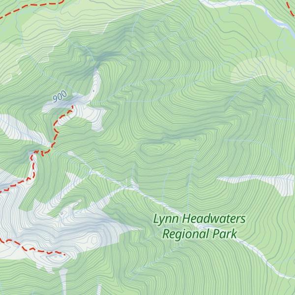 Map of Mount Judge Crerar