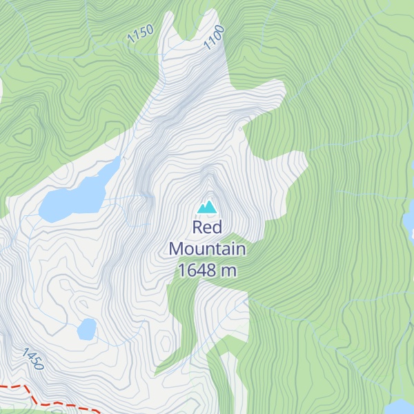 Map of Red Mountain