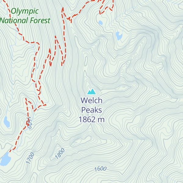 Map of Welch Peaks