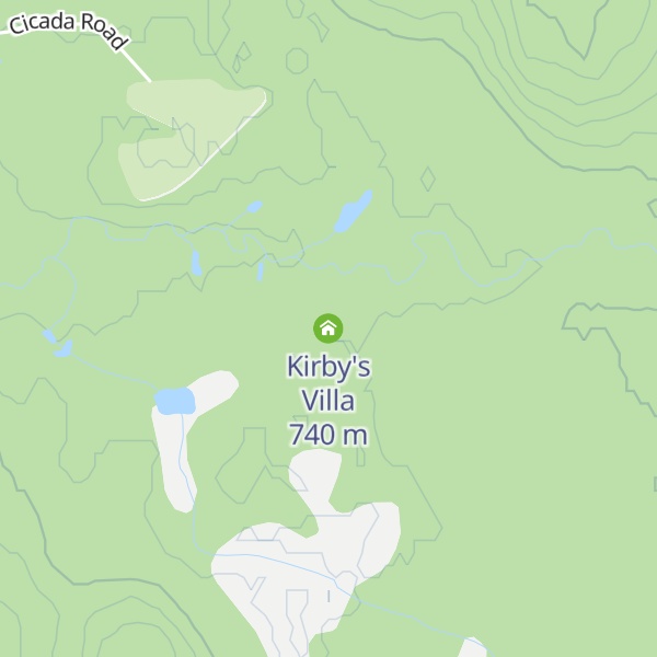 Map of Kirby's Villa