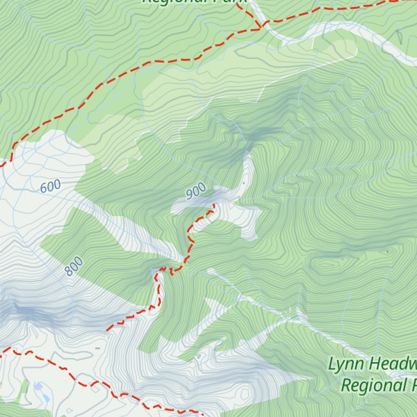 Map of Forks Peak
