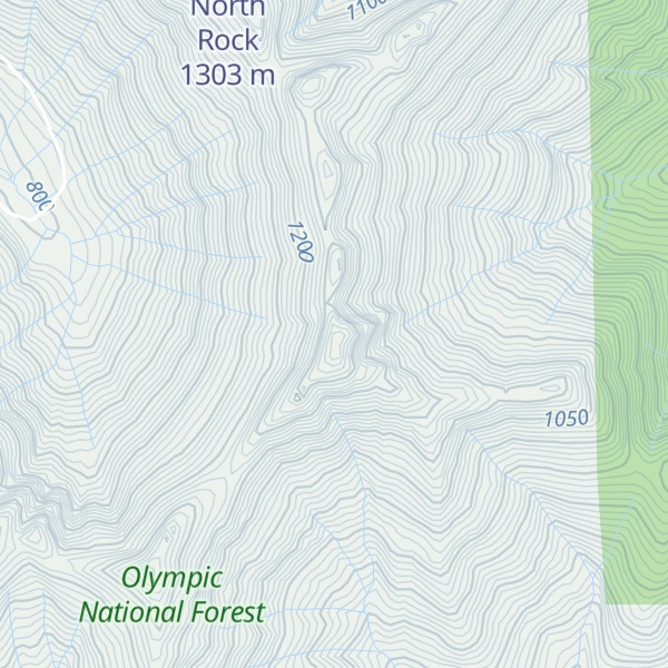Map of East Rock