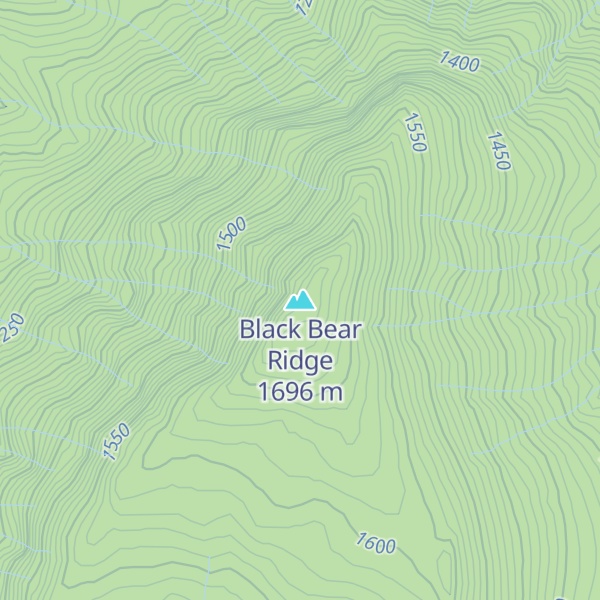 Map of Black Bear Ridge
