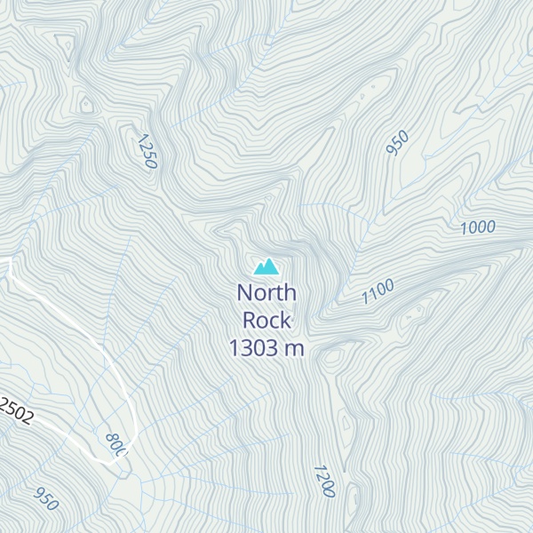 Map of North Rock