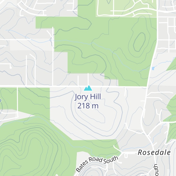 Map of Jory Hill