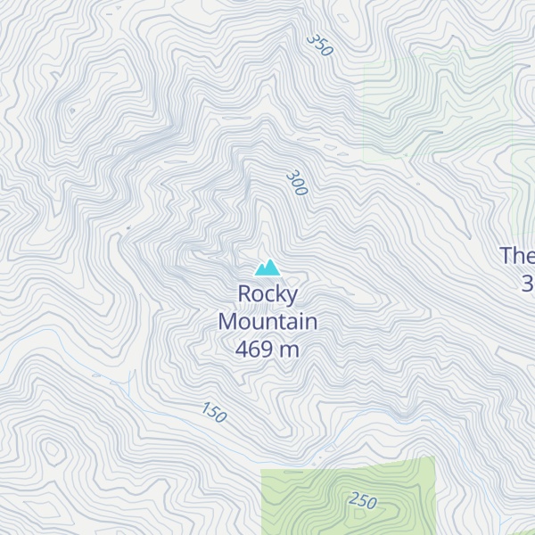 Map of Rocky Mountain