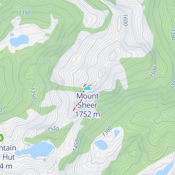 Map of Mount Sheer