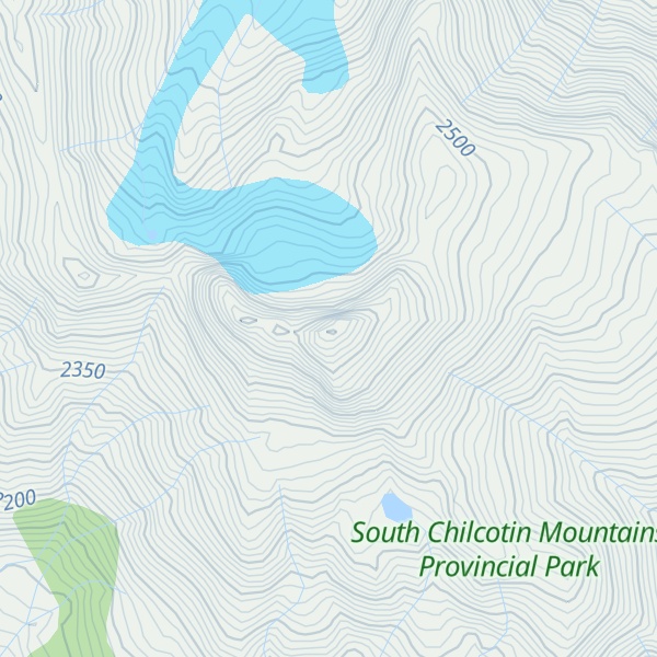 Map of Mount Sheba