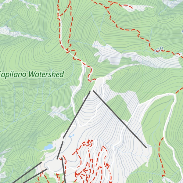 Map of Grouse Mountain
