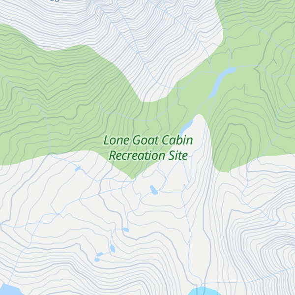 Map of Lone Goat Cabin