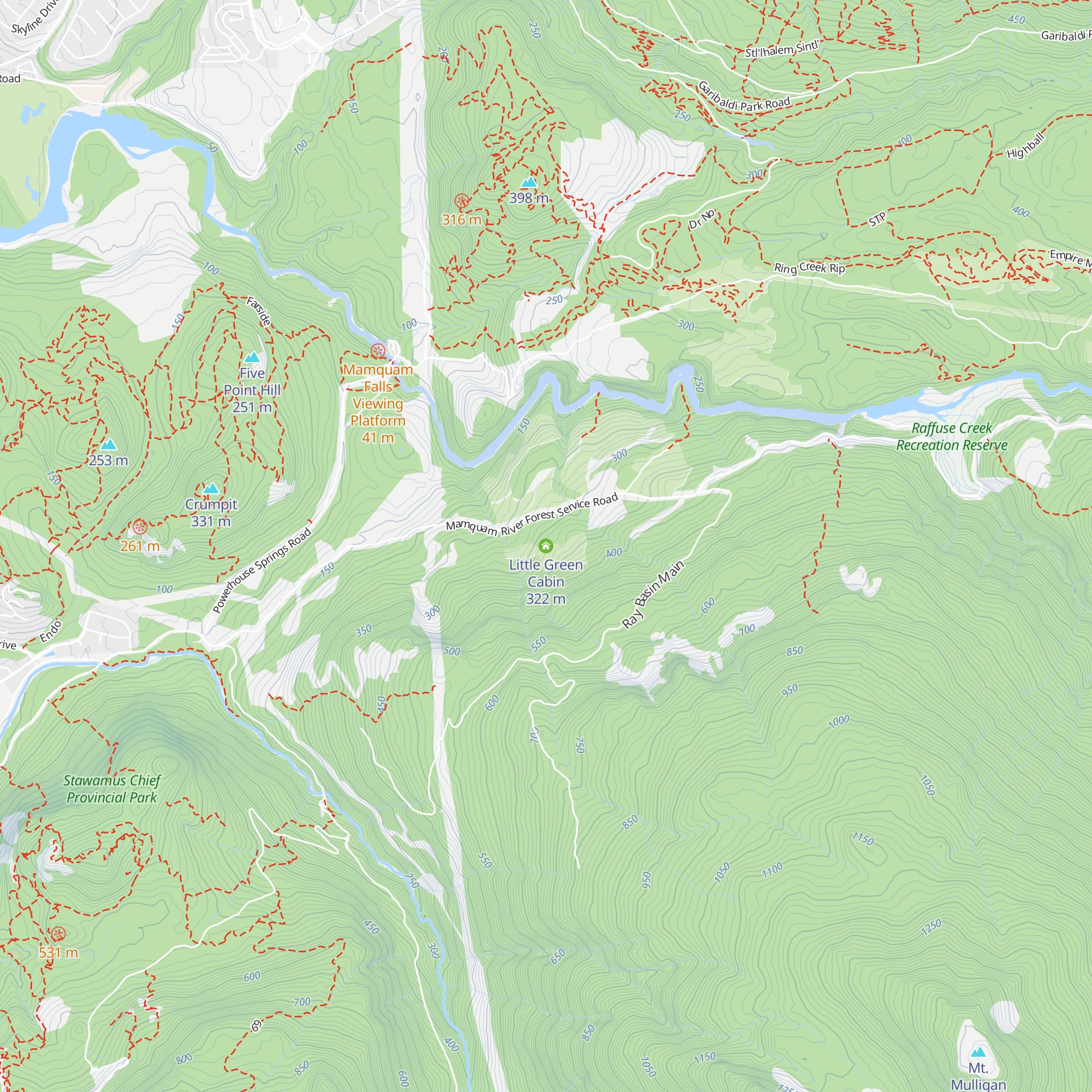 Little Green Cabin map