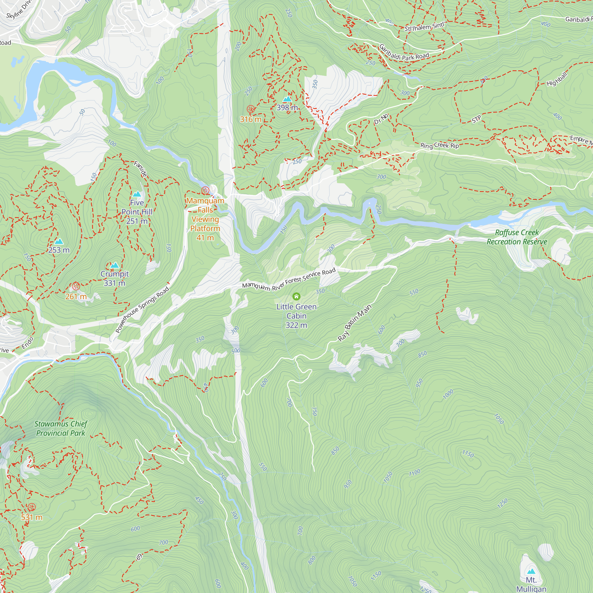 Little Green Cabin map
