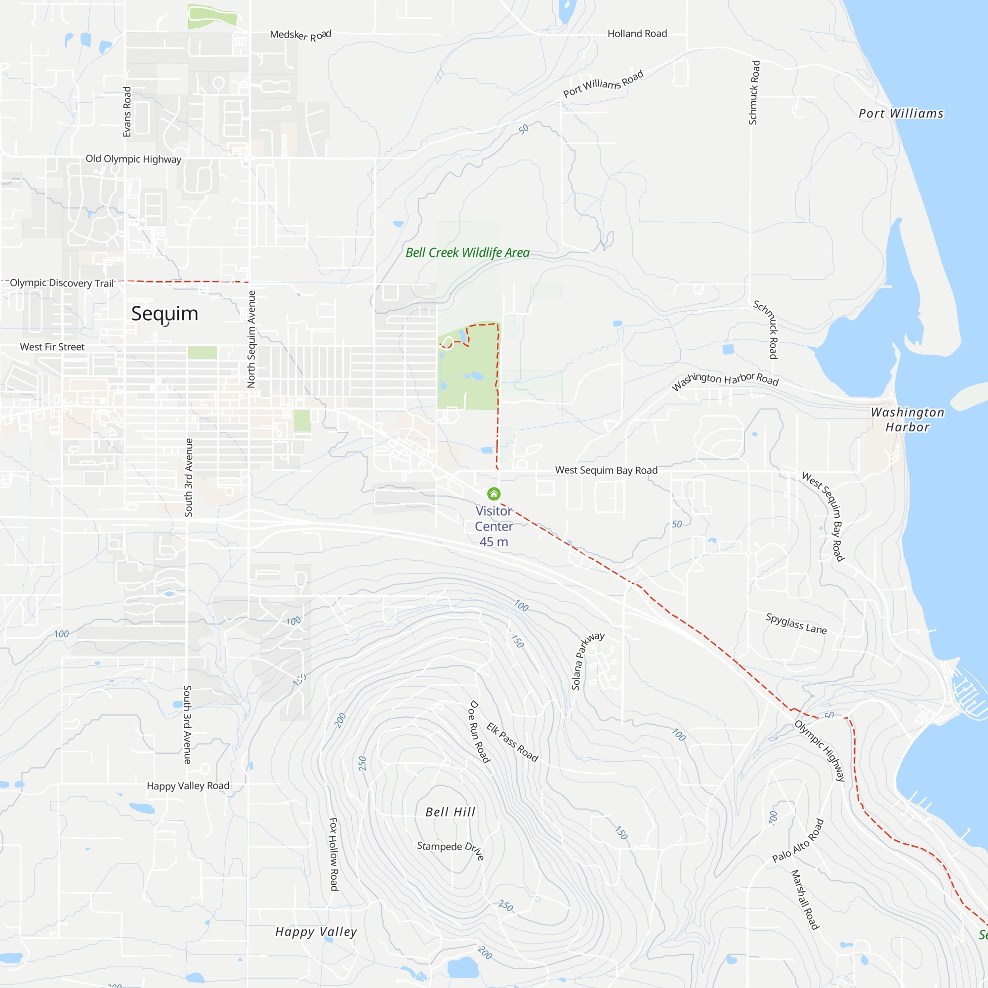 Visitor Center map