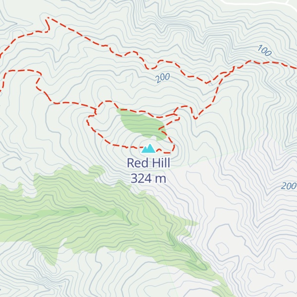 Map of Red Hill