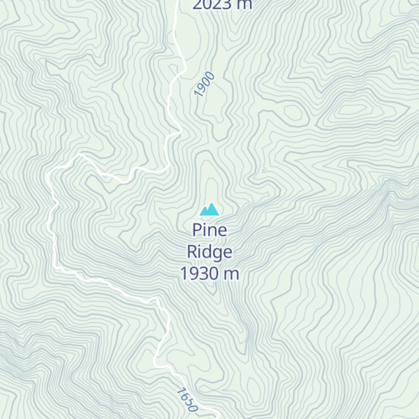 Map of Pine Ridge