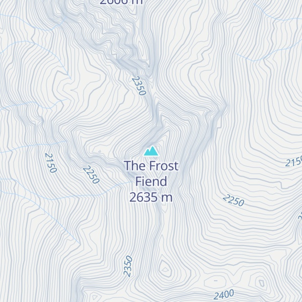 Map of The Frost Fiend