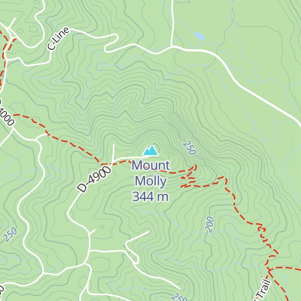 Map of Mount Molly