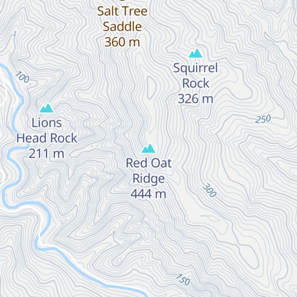 Map of Red Oat Ridge