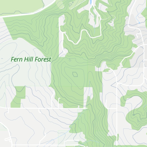Map of Fern Hill