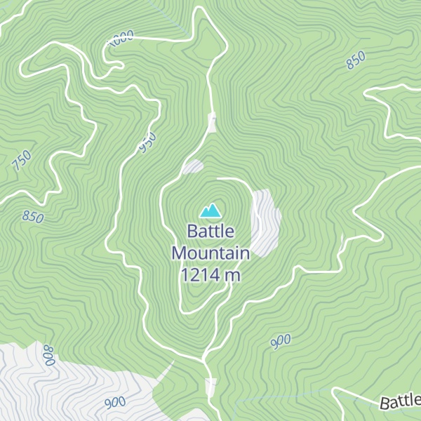 Map of Battle Mountain