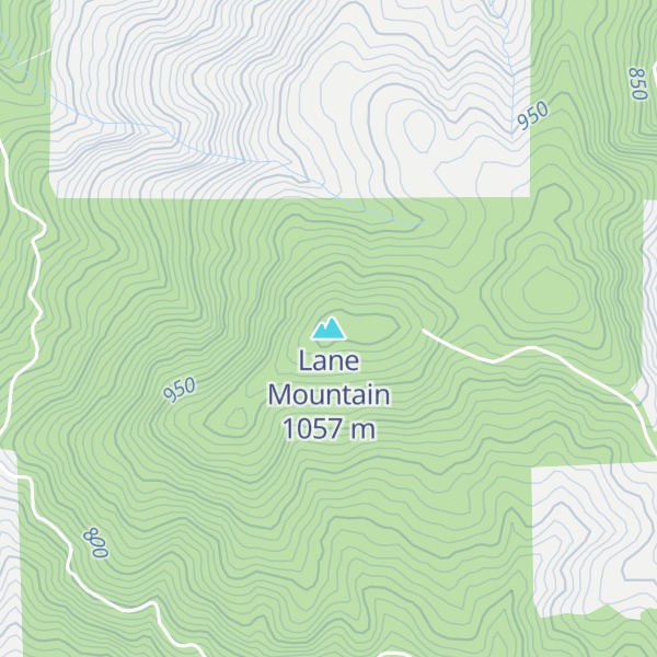 Map of Lane Mountain