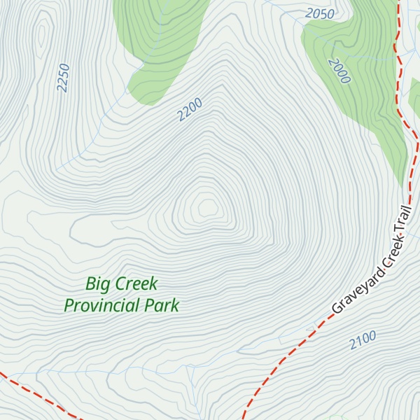 Map of Elbow Mountain